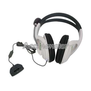 LIVE HEADSET WITH MICROPHONE FOR XBOX 360 HEADPHONE US  