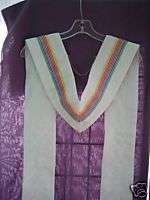 Priest/Clergy Vestment Rainbow Stole Ceremony/Service  