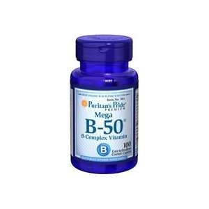 Vitamin B 50 Complex 50 mg 100 Tablets: Health & Personal 
