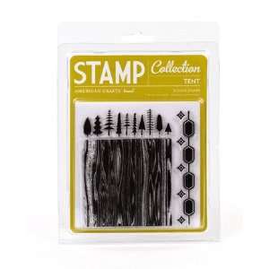  Campy Trails   Tent   Clear Rubber Stamps: Arts, Crafts 