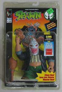 1994 Spawn CLOWN Action Figure Plus Comic Book  