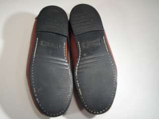   Footwear by Orvis Brown Leather Boat Mens Shoes Loafers Nice 8 D