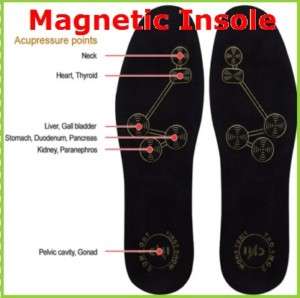 NEW Magnetic Latex Insoles Shoe Insole i mit  