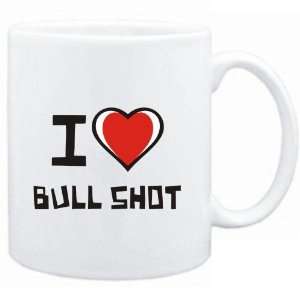  Mug White I love Bull Shot  Drinks