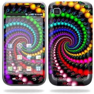   Galaxy S i9000 Cell Phone   Trippy Spiral: Cell Phones & Accessories