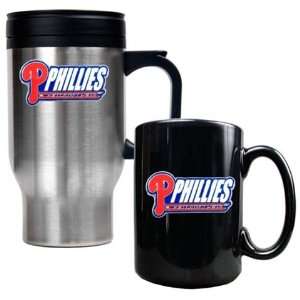  Philadelphia Phillies Coffee Cup & Travel Mug Gift Set 