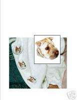 SHAR PEI DOG Button Covers   NO SEWING. See dog fabric  