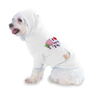  I Love My Pig Hooded (Hoody) T Shirt with pocket for your 