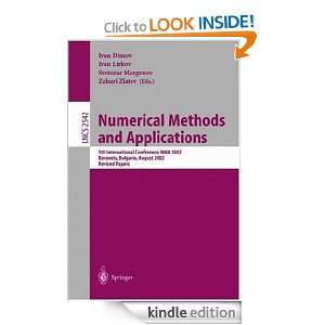 Numerical Methods and Applications 5th International Conference, NMA 