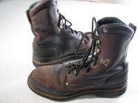 Georgia Boot Co.Steel Toe Brown Leather Work Boots Mens 10 EUR 44 SEE 