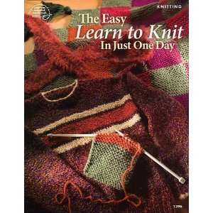   School The Easy Learn To Knit In Just One Arts, Crafts & Sewing