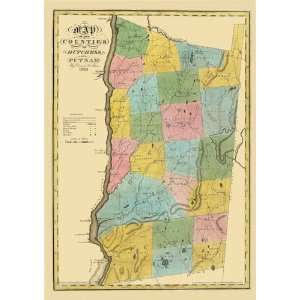  DUTCHESS & PUTNAM COUNTY NEW YORK (NY) MAP 1829