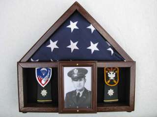 Military Honors Shadow Box/Photo Display #10801  