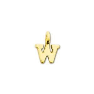  Gold Vermeil Letter Charms   W