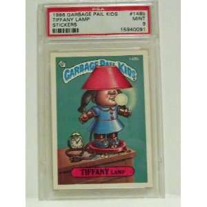    1986 Garbage Pail Kids #148b Tiffany Lamp PSA 9 Mint Toys & Games
