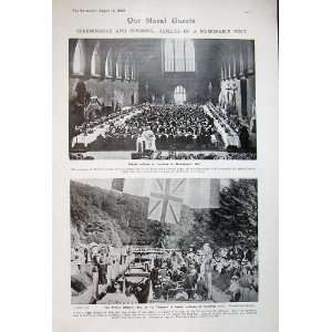   1905 French Officers Luncheon Westminster Hall Cookham