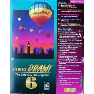 Corel Draw 6 Cd rom    4 disc Set
