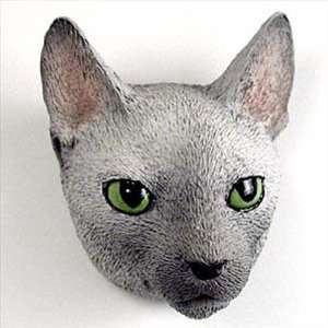  Cornish Rex, Blue Cat Head Magnet (2 in): Pet Supplies