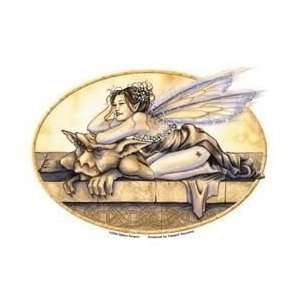   Fenech   The Tease Fairy with Gargoyle   Sticker / Decal Automotive
