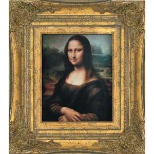  Mona Lisa by Leonardo Da Vinci Reproduction Art Textured 