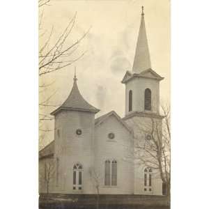   Vintage Postcard Church Scene in Cortland New York 