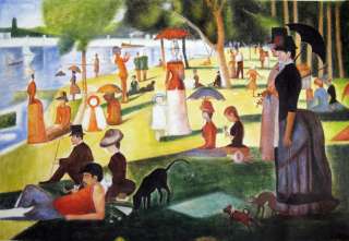 Sunday Afternoon on the Island of la Grande Jatte repro  