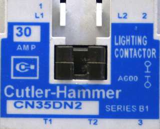 Cutler Hammer CN35DN2 2 Pole 30 Amp Lighting Contactor  