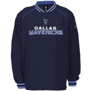  Adidas Dallas Mavericks Navy Blue Hot Jacket: Sports 