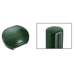   Forest Green Round Post Cap for 180 Degree Center Post or End Post