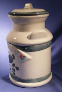 MILK CAN COOKIE JAR MARKED C) 1998 JAY IMPORT CO INC  