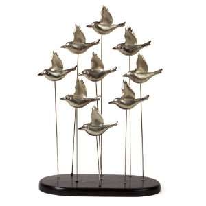  19 Enchanting Flock of Birds Table Top Sculpture