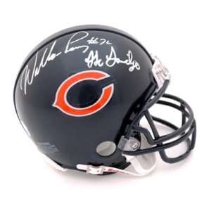 William Perry Signed #72 & Fridge Bears Mini Helmet:  