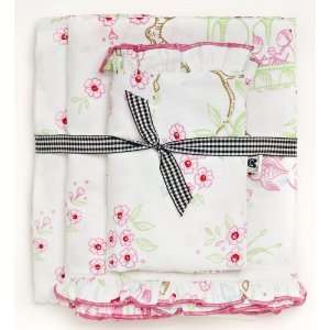   Pagoda Printed 3 Piece Sheet Set from Whistle & Wink
