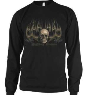   and Tribal Flames Motorcycle Design Mens Long Sleeve Thermal: Clothing