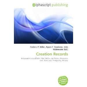  Creation Records (9786133851054) Books