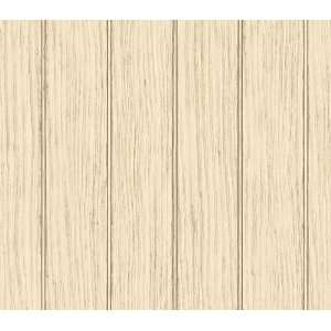  Khaki Faux Wood Wallpaper
