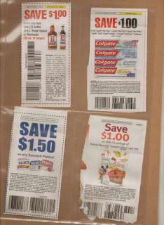 25 4 POCKET COUPON SLEEVE PAGES STORAGE ORGANIZE  