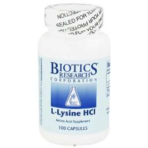  Biotics Research   L Lysine HCl   100 Capsules Health 