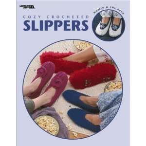  Cozy Crocheted Slippers Arts, Crafts & Sewing