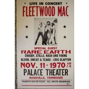  Fleetwood Mack, Rare Earth, Crosby ,Stills, Nash and Young 
