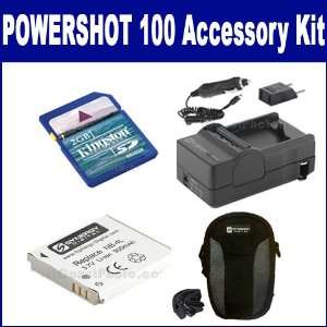  100 Digital Camera Accessory Kit includes: SDNB4L Battery, SDM 