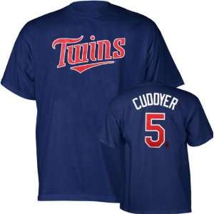  Michael Cuddyer Majestic Name and Number Navy Minnesota 
