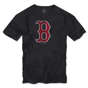  Boston Red Sox Scrum Logo T Shirt by 47 Brand Sports 