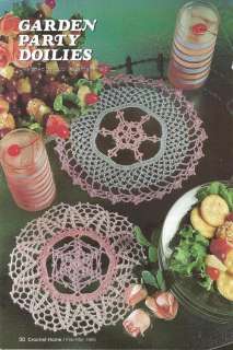 Thread Crochet Doily Pattern Garden Party Doilies  