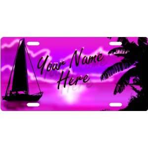  Afternoon Paradise Custom License Plate Novelty Tag from 