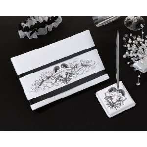  Personalized Guest Book and Pen Set