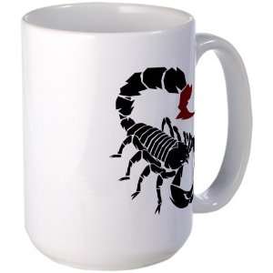    Large Mug Coffee Drink Cup Tribal Scorpion: Everything Else