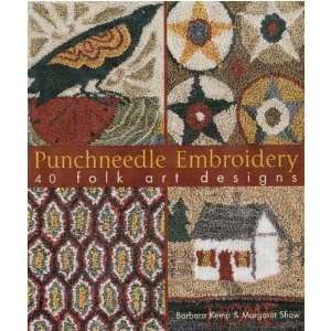   Sterling Publishing Punchneedle Embroidery 40 Folk Art