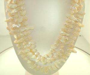 Cultured FW Baroque Fireball Pearls Rope Necklace 48 1  
