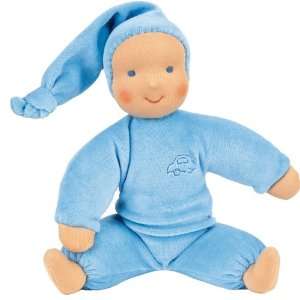  Kathe Kruse Schatzi Plush Doll, Light Blue: Baby